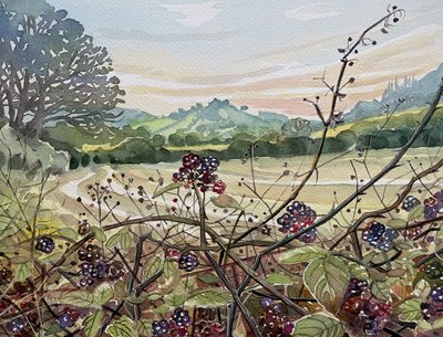 Paysage de mûres mûres - Luisa Millicent