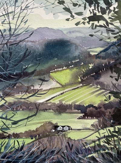 Vallée rurale baignée de soleil - Luisa Millicent