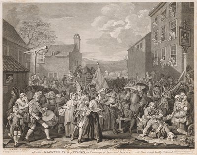 Marche vers Finchley en 1746 (d