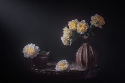 Élégantes roses jaunes - Lydia Jacobs