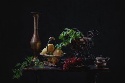Nature morte aux fruits mélancoliques - Lydia Jacobs