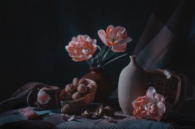 Nature morte aux tulipes de Moody - Lydia Jacobs