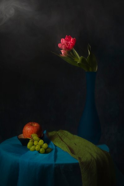 Nature morte aux tulipes mélancoliques - Lydia Jacobs