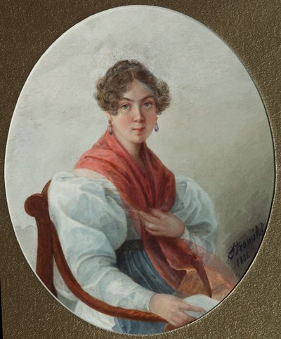 Portrait de N.A. Vassilieva, 1835 - Lyubov Stepanovna Borozdna Stromilova