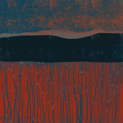 Moody Orange Field - MANSI SAXENA