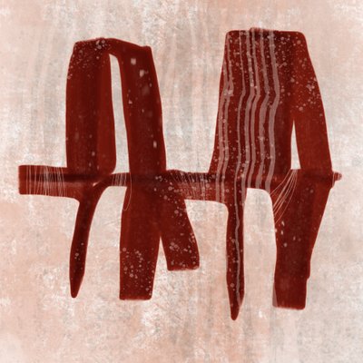 Formes rouges organiques - MANSI SAXENA