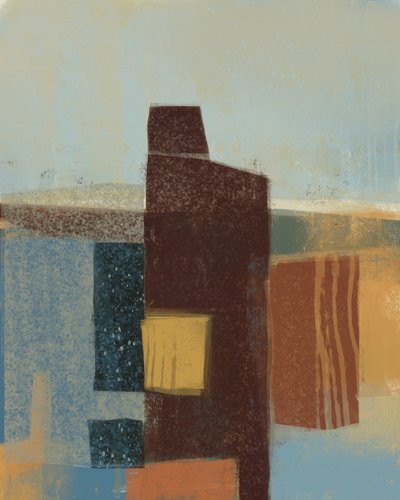 Paysage abstrait serein - MANSI SAXENA