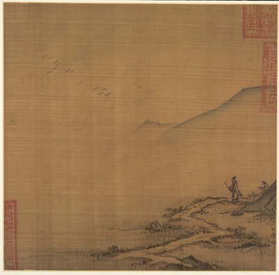 Paysage avec oies volantes, milieu des années 1200 - Ma Lin