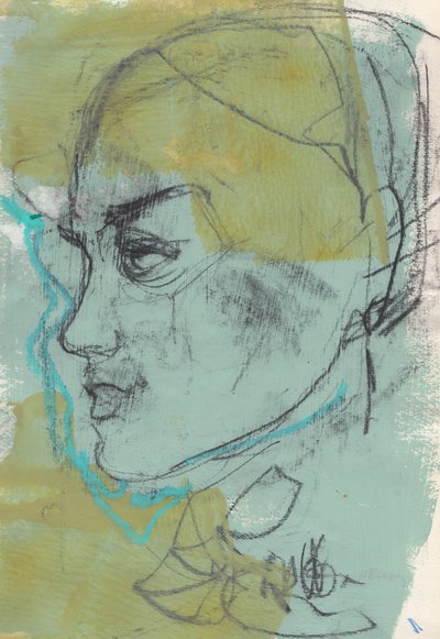 Sketchbook 12, 2024 (peinture à la détrempe, fusain sur papier) - Madgalena Morey