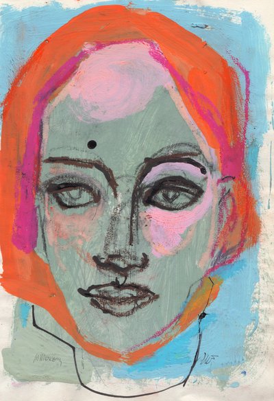 Sketchbook 24, 2025 (peinture à la détrempe, encre, pastel sur papier) - Madgalena Morey