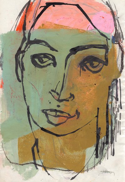 Sketchbook 25, 2025 (tempera, encre sur papier) - Madgalena Morey