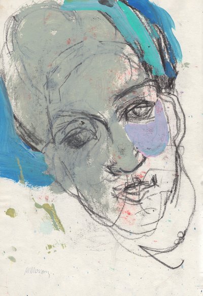Sketchbook 29, 2025 (peinture à la détrempe, fusain sur papier) - Madgalena Morey