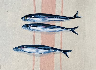 Trois sardines bleues - Madison Phipps