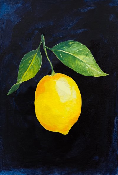 Une branche de citronnier aux couleurs vives - Madison Phipps