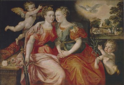 Allégorie de la paix et de la justice - Maerten Vos de