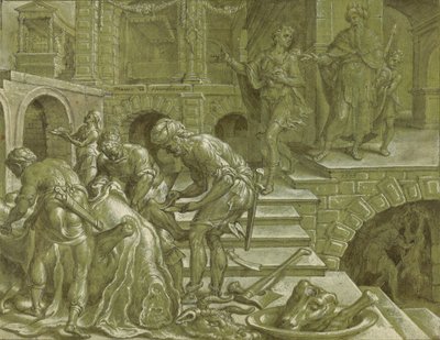 La parabole du roi qui préparait un mariage - Maerten van Heemskerck