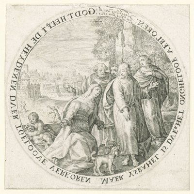 Christ et la femme cananéenne - Magdalena van de Passe
