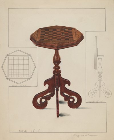 Table à damier - Magnus S. Fossum
