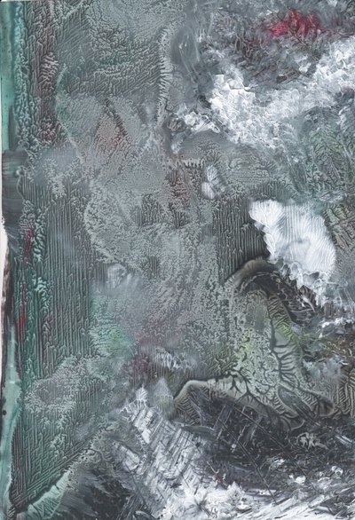 Flux abstrait sombre - Maira Ribena