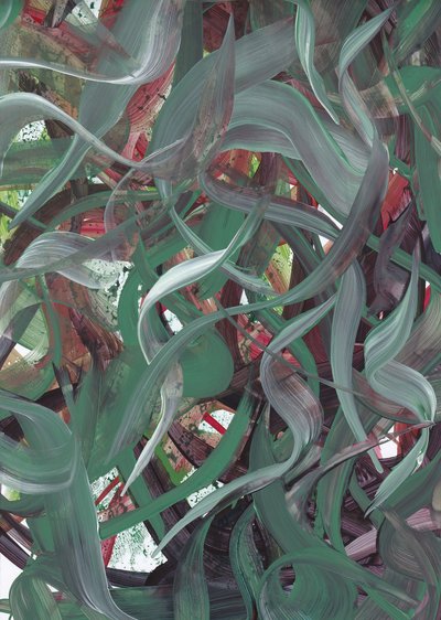 Abstrait vert fluide - Maira Ribena