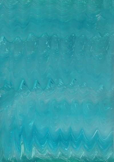 Mouvement fluide bleu sarcelle - Maira Ribena
