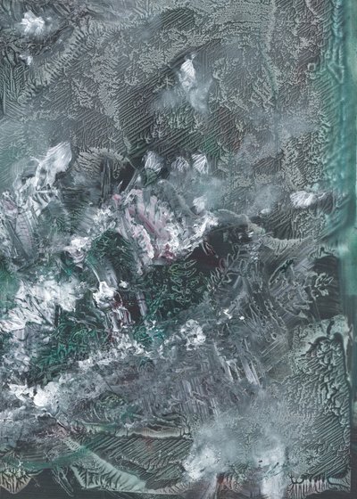 Abstrait hivernal givré - Maira Ribena