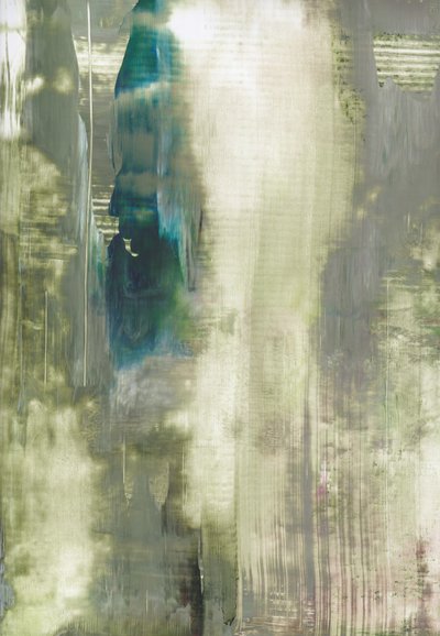 Abstrait vert et bleu serein - Maira Ribena