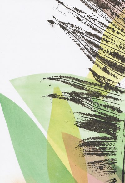Feuilles abstraites aux couleurs vives - Maira Ribena