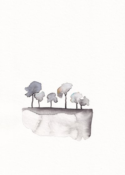 Des arbres flottants fantaisistes - Maira Ribena