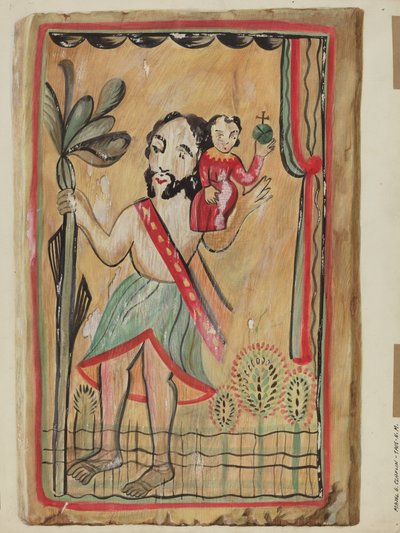 Retable - Saint Christophe - Majel G. Claflin
