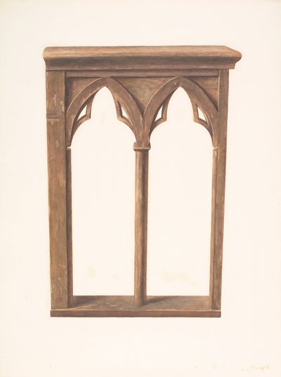 Porte de la balustrade de l