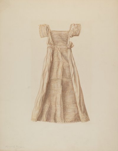 Robe de bébé, vers 1939 - Manuel G. Runyan