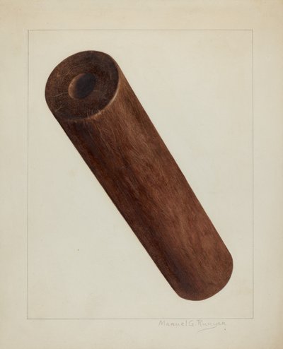 Rouleau de presse à imprimer - Manuel G. Runyan