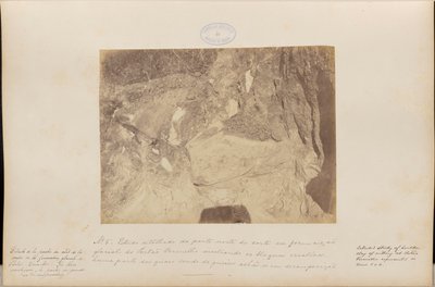 Étude détaillée de la partie nord de la carte dans la formation glaciaire de la Porte Rouge - Marc Ferrez