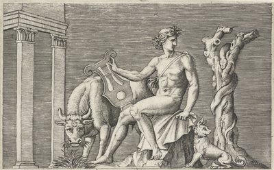Apollon gardant le troupeau d
