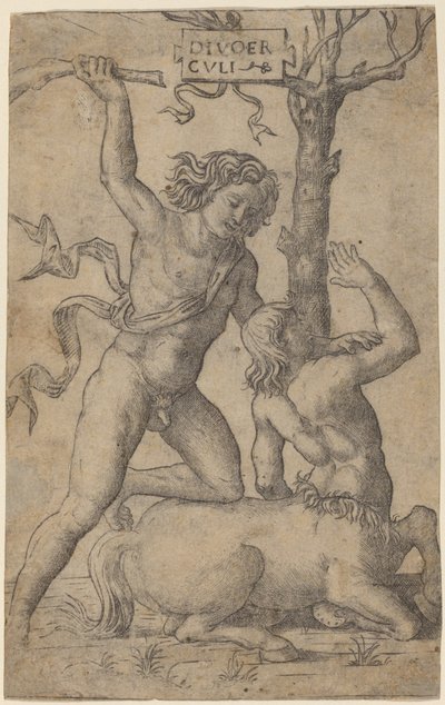 Hercule et Nessus - Marcantonio Raimondi