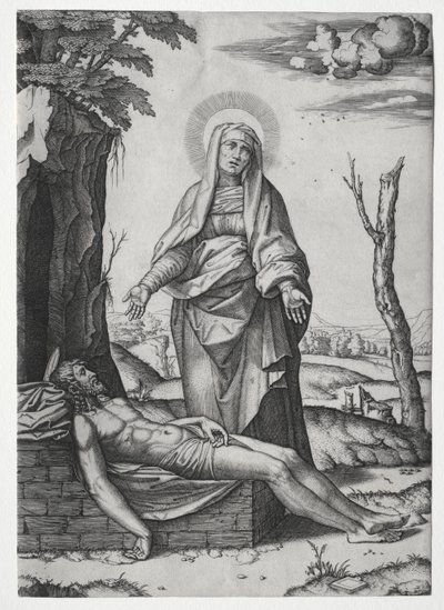 La Pietà - Marcantonio Raimondi