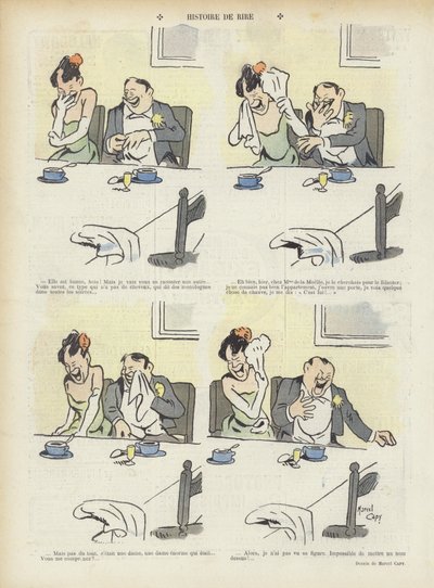 Illustration pour Le Rire - Marcel Amable O.L. Capy