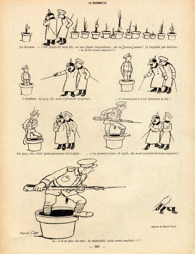 La Baionnette, Satirique en N & B - Marcel Amable O.L. Capy