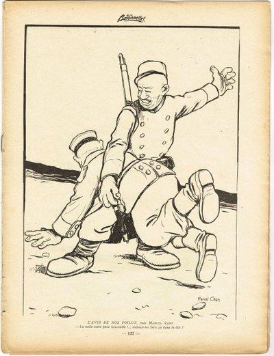 La Baionnette, satirique en N & B - Marcel Amable O.L. Capy