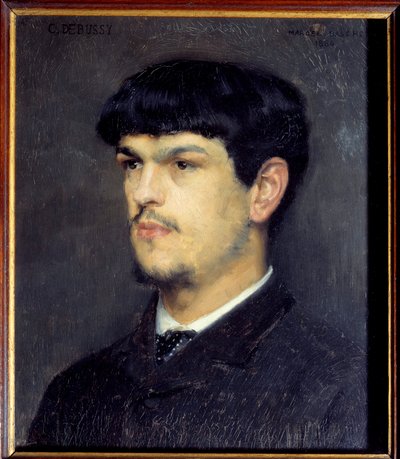 Portrait du compositeur français Claude Debussy - Marcel Andre Baschet