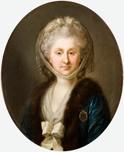 Polonais : Portrait de Ludwika Zamoyska née Poniatowska, née Poniatowska - Marcello Bacciarelli