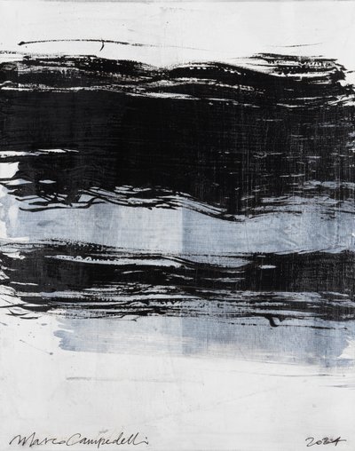 Big Line, 2024 (acrylique sur toile) - Marco Campedelli