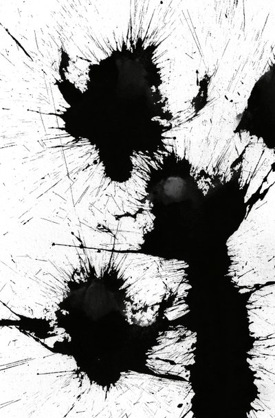 Tache, 2014 (encre sur papier) - Marco Campedelli