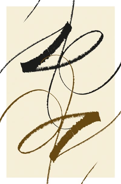 Danse, 2014 (encre sur papier) - Marco Campedelli