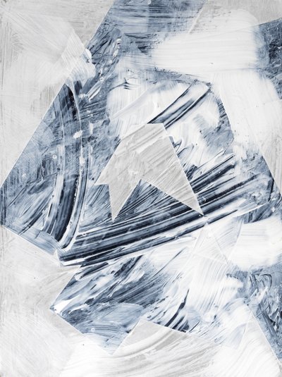 Blanc géométrique, 2024 (techniques mixtes) - Marco Campedelli