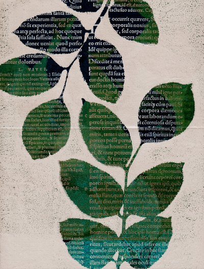 Feuilles, 2024 (monotype) - Marco Campedelli