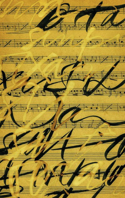 Musique, 2014 (encre sur papier) - Marco Campedelli