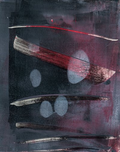 Planètes, 2024 (monotype) - Marco Campedelli