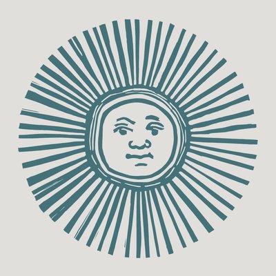 Sol Invictus, 2023 (linoléum sur papier) - Marco Campedelli